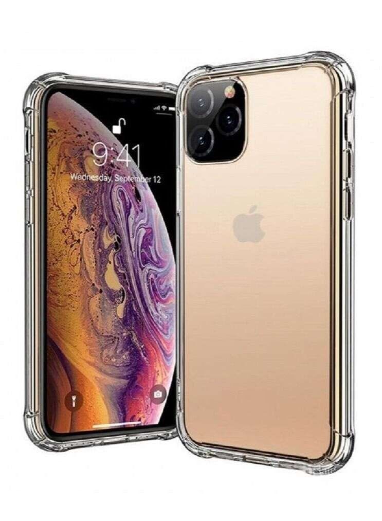 جراب Apple iPhone 11 Pro Max كريستال شفاف غطاء نحيف مقاوم للصدمات مقاس 6.5 بوصة - Image 1