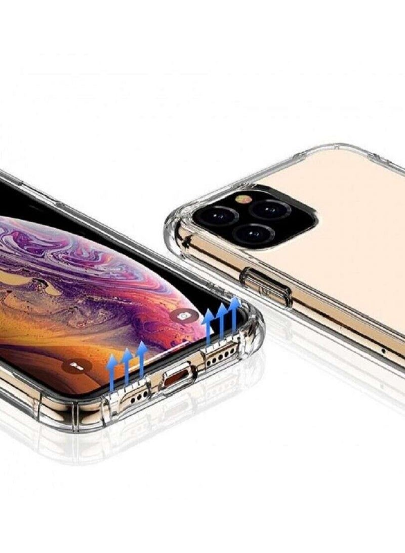جراب Apple iPhone 11 Pro Max كريستال شفاف غطاء نحيف مقاوم للصدمات مقاس 6.5 بوصة - Image 3