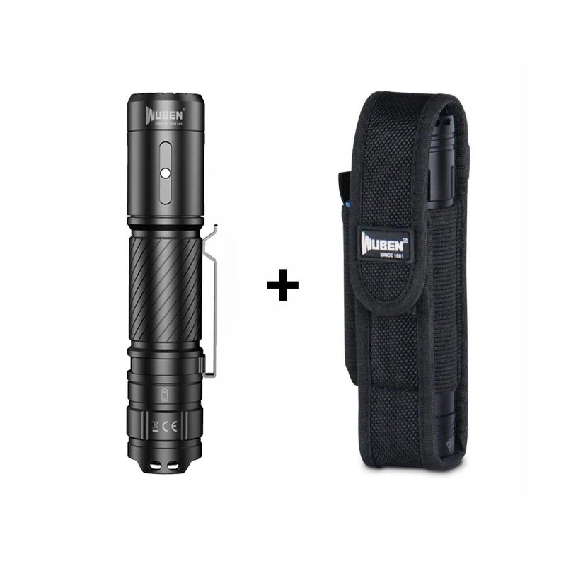 وبين مصباح يدوي Wuben C3 Portable Outdoor Flashlight 1200Lumens Type-C Rechargeable EDC Waterproof Troch With 18650 Battery For Camping Hunting - Image 1