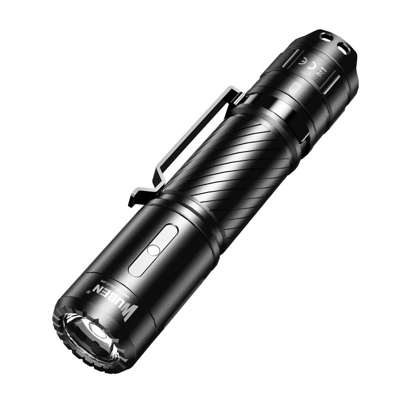 وبين مصباح يدوي Wuben C3 Portable Outdoor Flashlight 1200Lumens Type-C Rechargeable EDC Waterproof Troch With 18650 Battery For Camping Hunting - Image 3