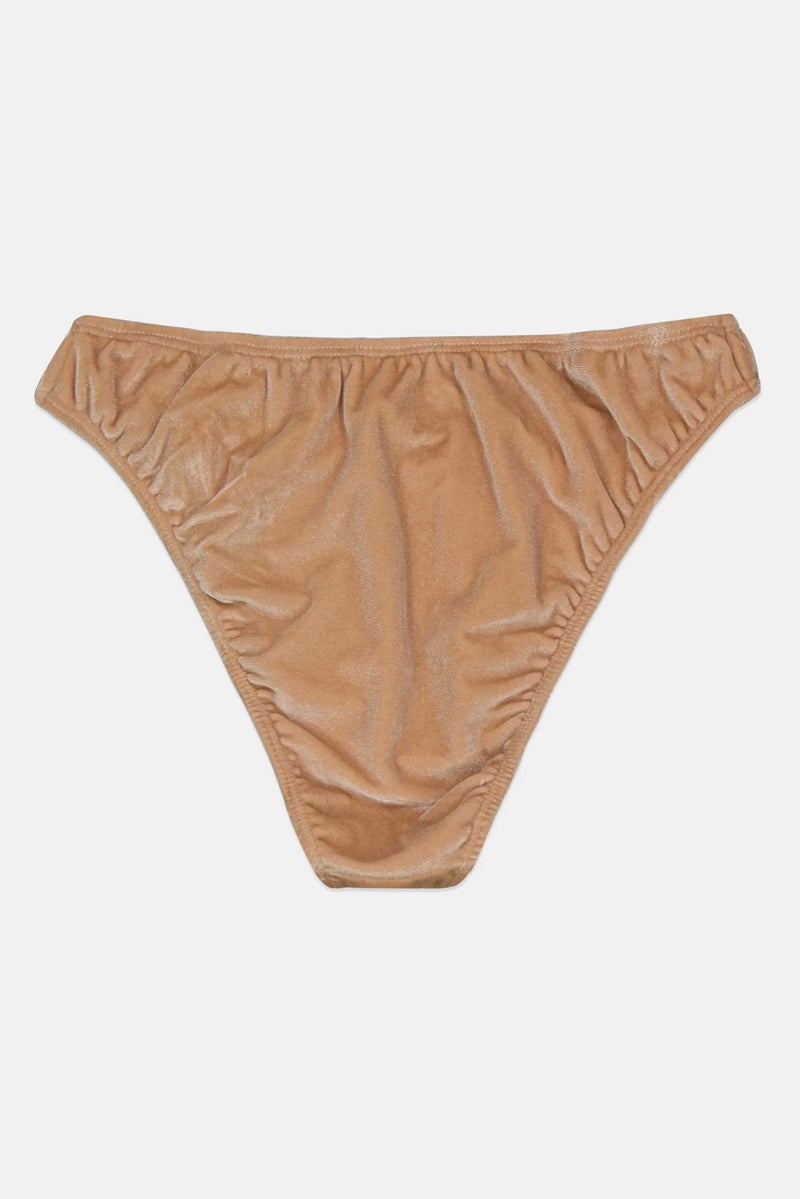 PUBLIC DESIRE بيكيني سفلي منقوش للنساء، تان - Image 3
