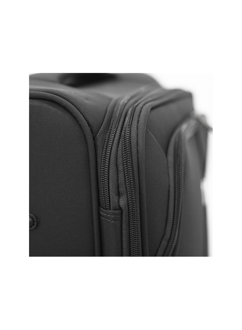 SONADA Softside Luggage Spinner Trolley Bag 3 Pieces Set,Grey (S-20",M-24",L-28") - Image 5