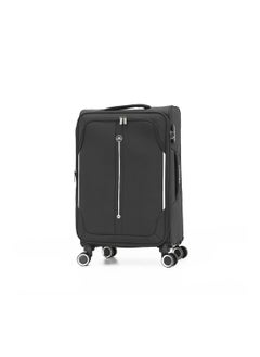 SONADA Softside Luggage Spinner Trolley Bag 3 Pieces Set,Grey (S-20",M-24",L-28")  - Image 2
