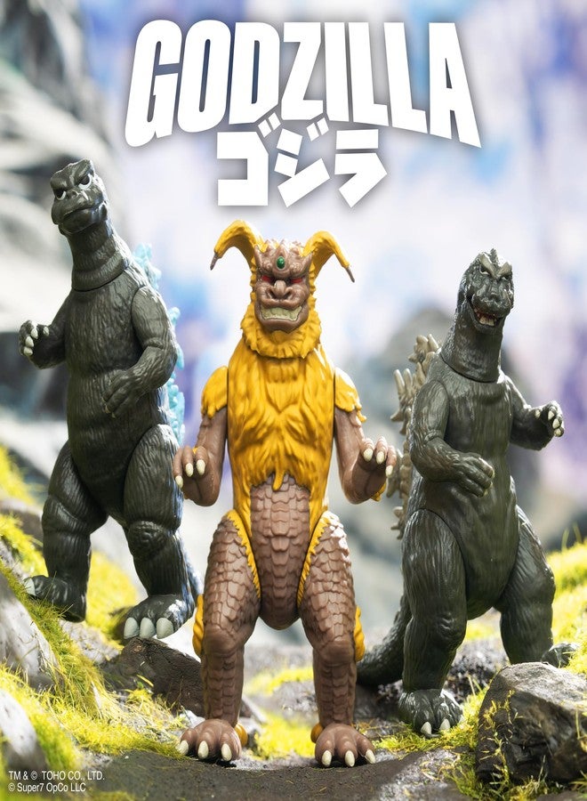 Super7 Toho Godzilla King Caesar '74-3.75" Toho Godzilla Action Figure Classic Movie Collectibles and Retro Toys - Image 4