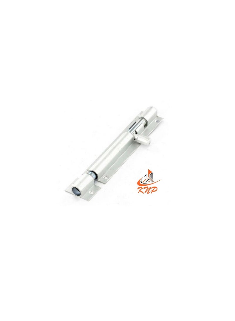 KNP Aluminium 10mm Tower Bolt 6" - White - Image 3