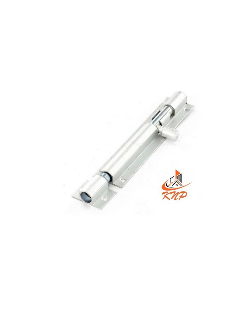 KNP Aluminium 10mm Tower Bolt 6" - White - Image 2