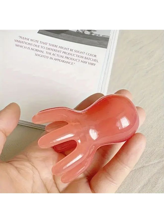 Octopus Head Massager 2 Pieces Random Color Handheld Muscle Relaxation Tool Ergonomic Design Portable Travel Massager - Image 5