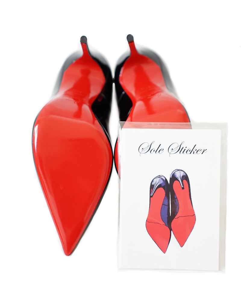 CoveredSole Sole Sticker Crystal Clear 3M Sole Protector for Christian Louboutin High Heels - Image 1