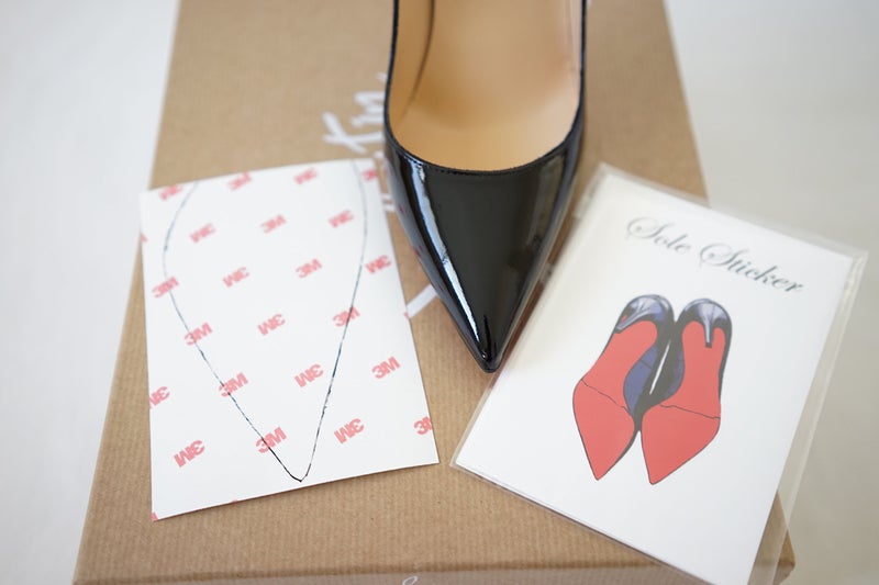 CoveredSole Sole Sticker Crystal Clear 3M Sole Protector for Christian Louboutin High Heels - Image 3