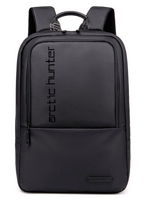 Durable Laptop Backpack, Business Travel Expandable School Bag with Laptop and Tablet Compartment for Men, Black