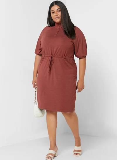 Only Carmakoma Mockneck Knit Dress