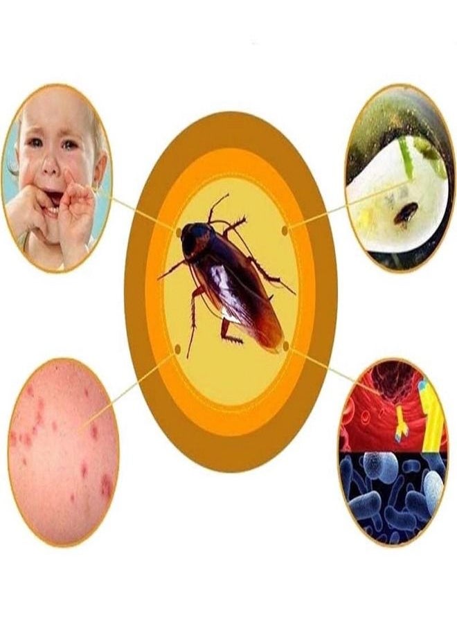 Green Leaf - green leaf powder cockroach killing bait, Strongly effective in killing cockroach and its eggs, 50 Packets Per Box - Image 1