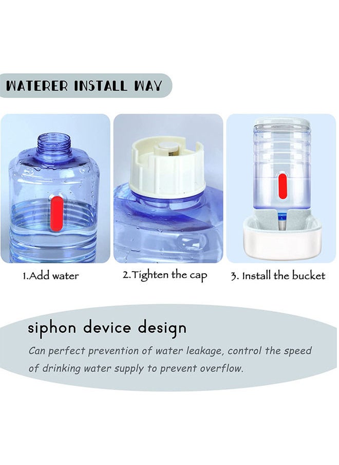 Automatic Dog Cat Water Dispenser, 3.8L Water Dispenser