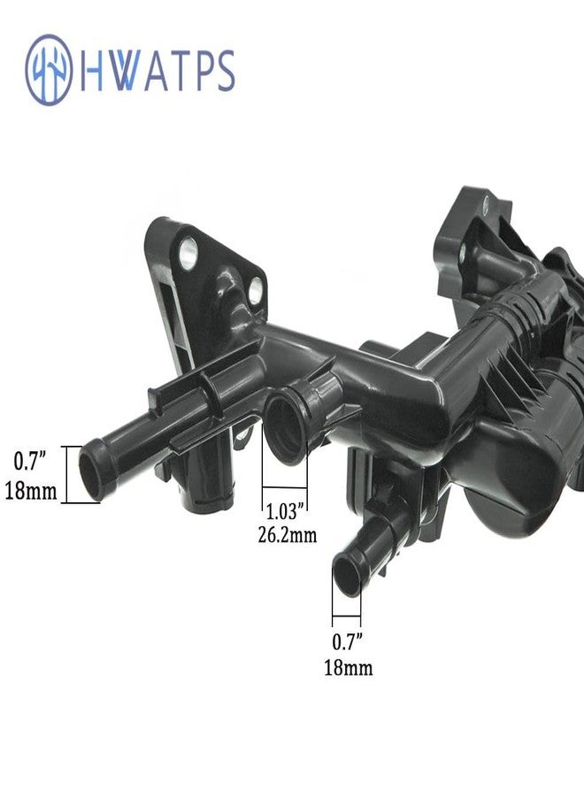 HWATPS 25620-3CAA0 Thermostat Housing For Hyundai Fitment Kia Azera Santa Fe Cadenza Sedona Sorento 2.0L 3.3L 3.5L 256203CAA0 - Image 5