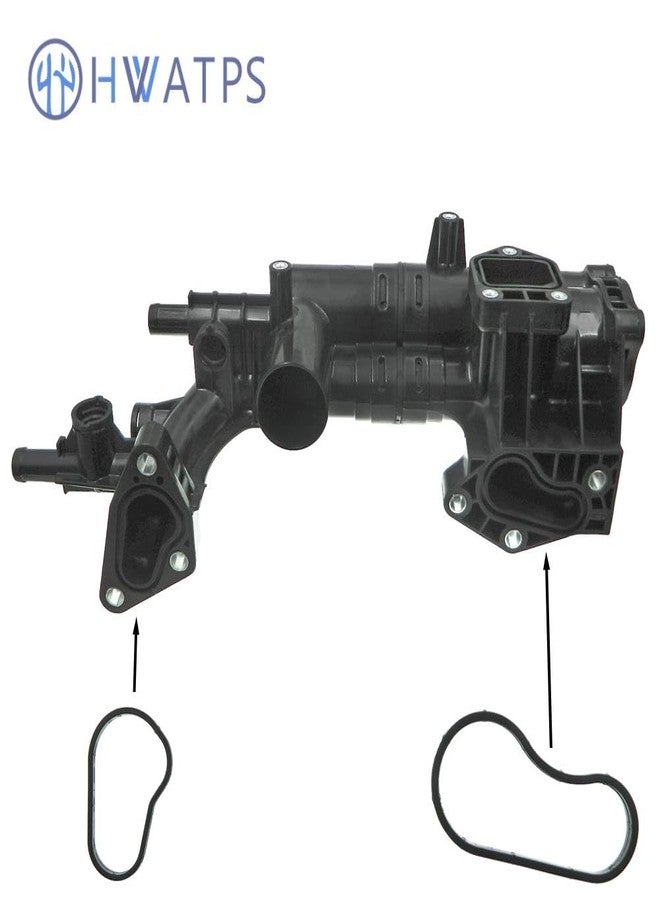 HWATPS 25620-3CAA0 Thermostat Housing For Hyundai Fitment Kia Azera Santa Fe Cadenza Sedona Sorento 2.0L 3.3L 3.5L 256203CAA0 - Image 4