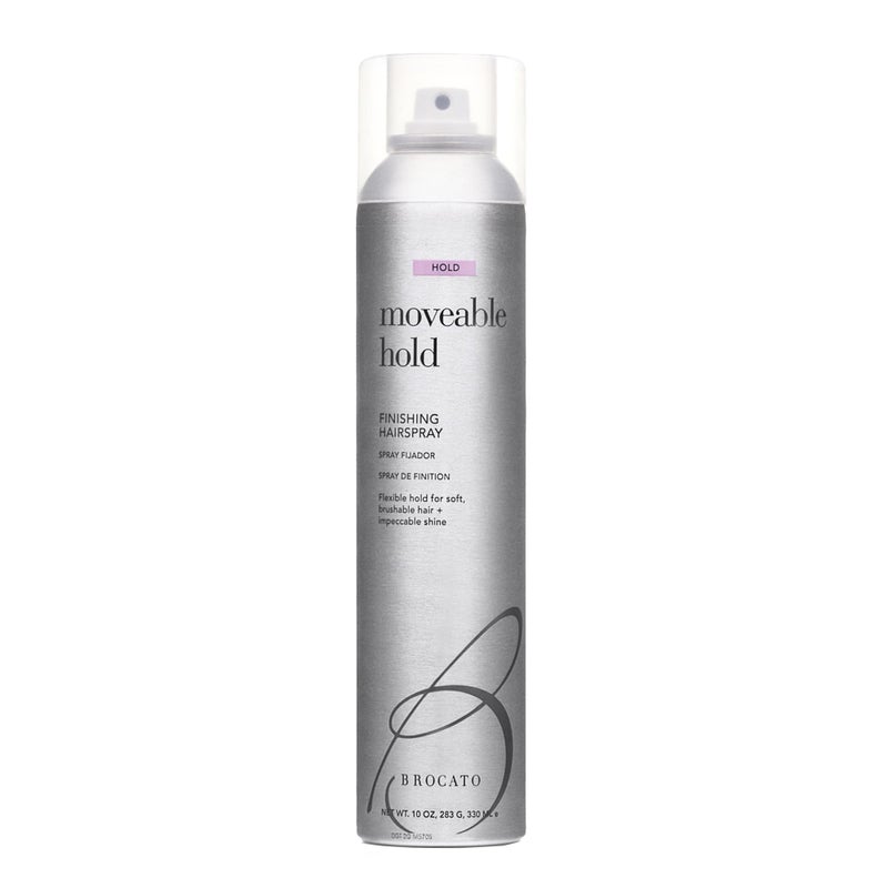 Brocato Moveable Hold Finishing Hairspray 50 VOC 10oz Exceptional Control and Brilliant Finish For All Hair Styles