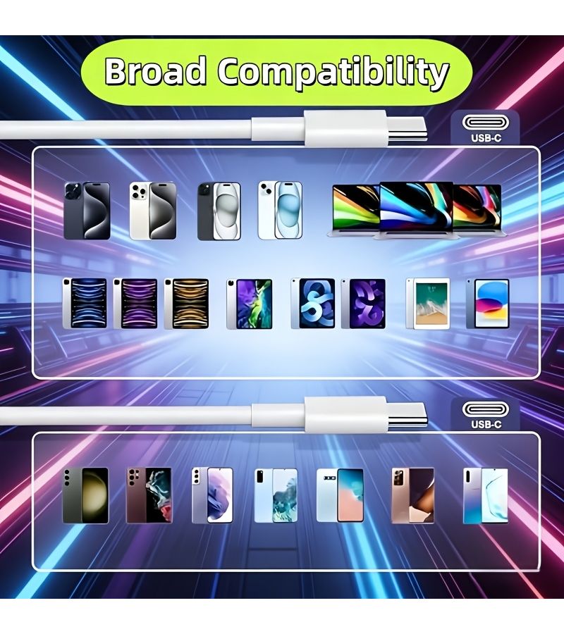 10 Pack USB C to USB C Charging Cables Type C Fast Charging Cord - Image 1