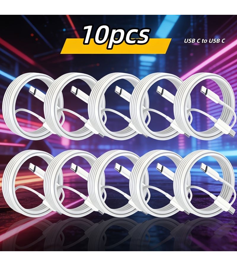10 Pack USB C to USB C Charging Cables Type C Fast Charging Cord - Image 2