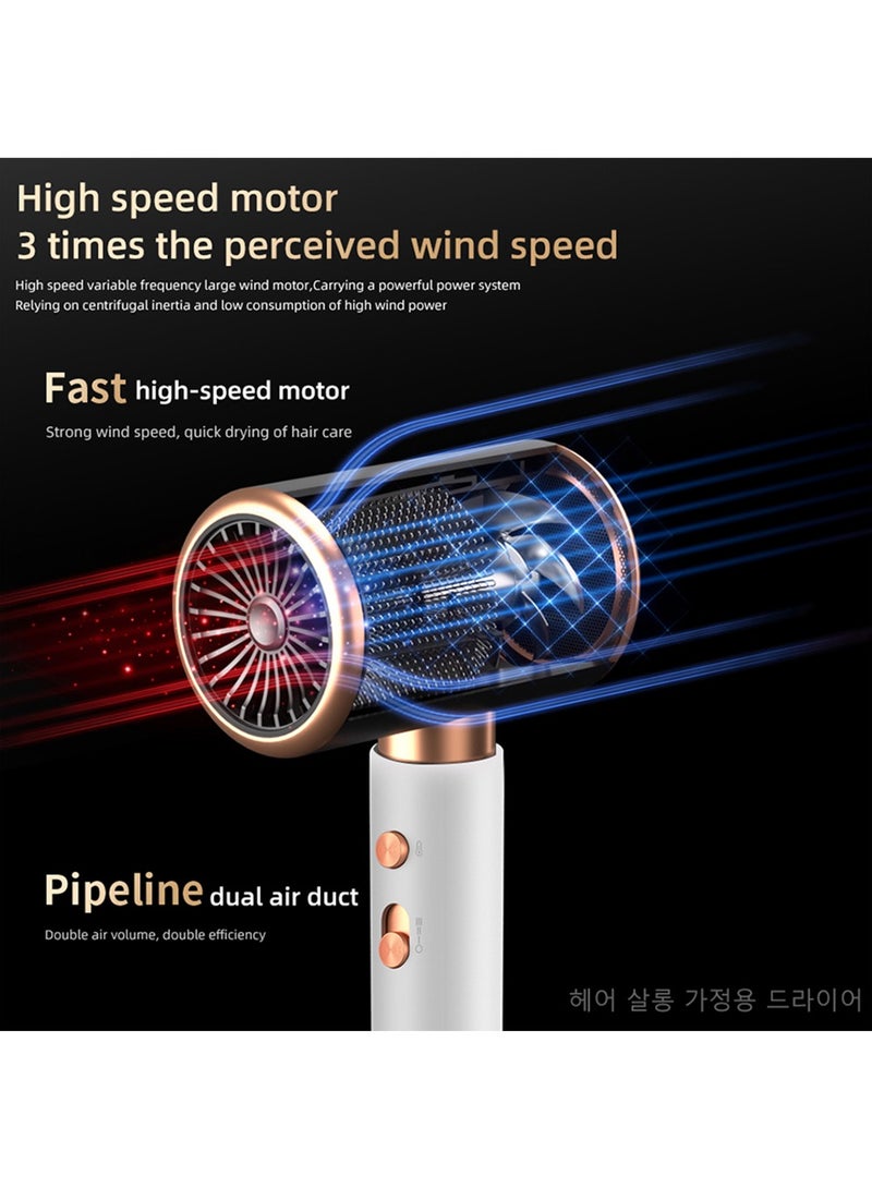 general Hair Dryer, High-Speed Electric Turbine Airflow, Low Noise, Constant Temperature And Quick Drying, Suitable For Home Salons - Image 4