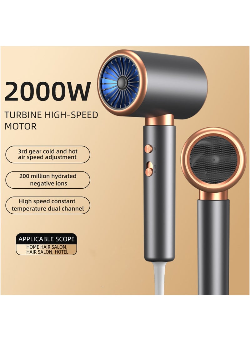 general Hair Dryer, High-Speed Electric Turbine Airflow, Low Noise, Constant Temperature And Quick Drying, Suitable For Home Salons - Image 1