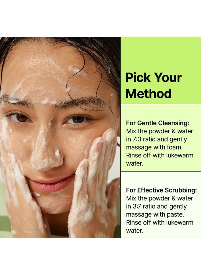 By Wishtrend Green Tea and Enzyme Powder Face Wash, All-in-One, Moisturising Daily Facial Cleanser and Gentle Exfoliating for Pores and Blackheads (3.88 oz (1 Pack)x`x` - Image 5