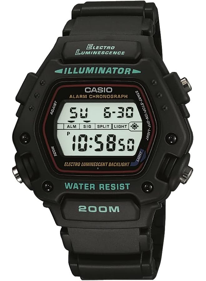 Men Dw290 1V Classic Sport Watch Black Dw 290 1V Black Dw 290 1V