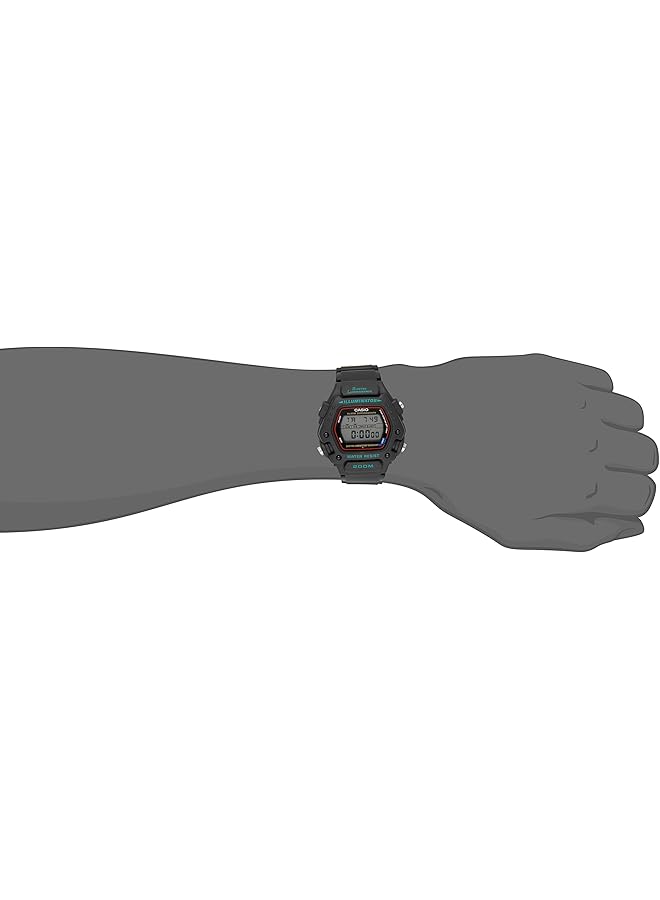Men Dw290 1V Classic Sport Watch Black Dw 290 1V Black Dw 290 1V