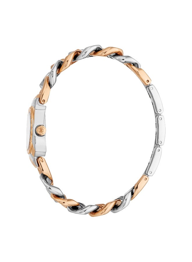 roberto cavalli روبرتو كافالي RC5L093M0065 - ساعة كوارتز نسائية من الفولاذ المقاوم للصدأ بيدين - Image 2