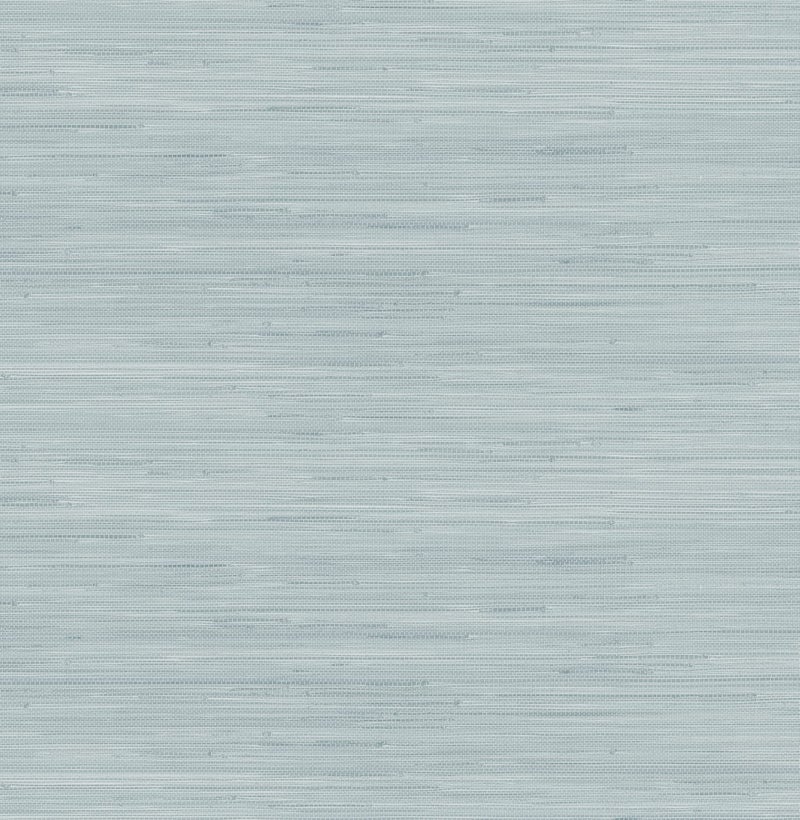 NuWallpaper x Society Social Classic Faux Grasscloth Peel and Stick Wallpaper, Sky Blue - Image 1