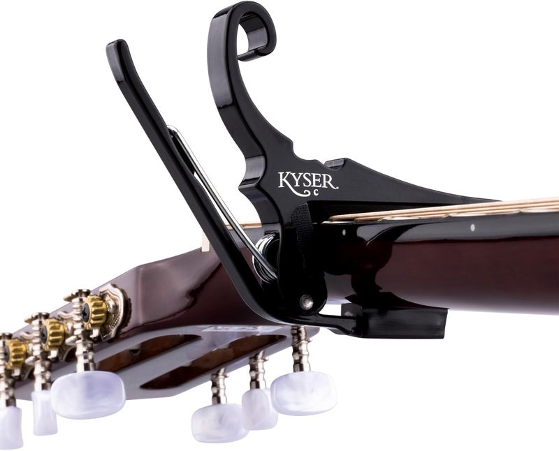 Kyser Quick-Change Capo for Classical Guitars - Black - Image 3