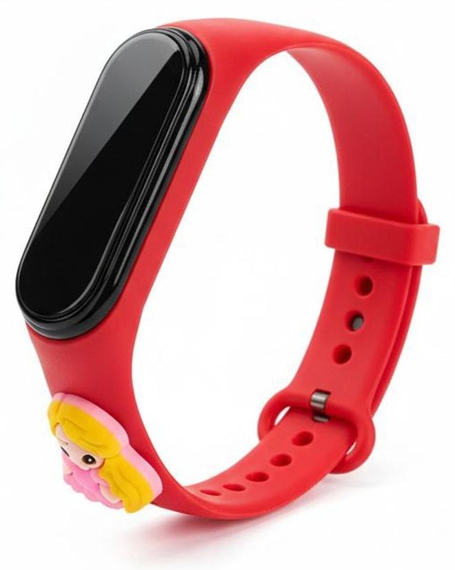 Digital Watch Touch for Boys & Girls & Yoth Rubber Strap With a Fun and Attractive Design Red