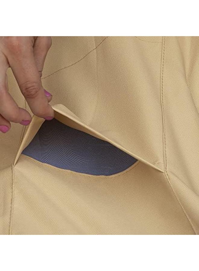 كلاسيك أكسيسوريز شرفة مقاومة للماء بطول 13 قدمًا وأغطية مظلة الفناء وأغطية أثاث الفناء - Image 3