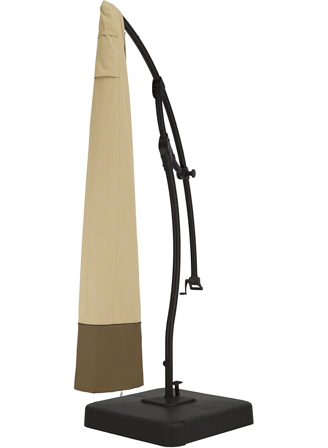 كلاسيك أكسيسوريز شرفة مقاومة للماء بطول 13 قدمًا وأغطية مظلة الفناء وأغطية أثاث الفناء - Image 1