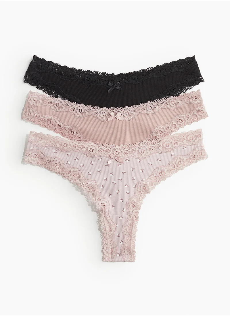 H&M 3-Pack Brazilian Briefs