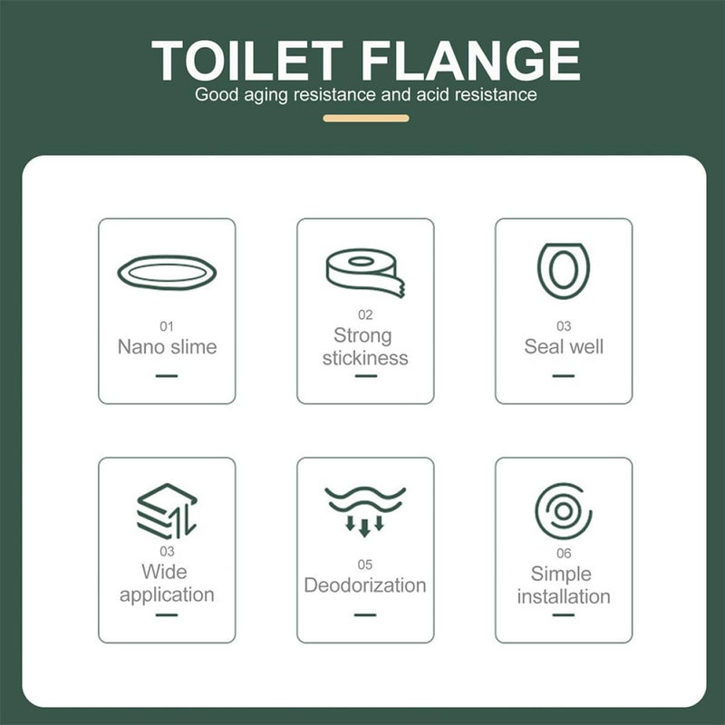 Premium Toilet Wax Flange Ring with Bolt Set Leak Proof Plumbing Seal Repair Kit For Bathroom Installation - Image 5