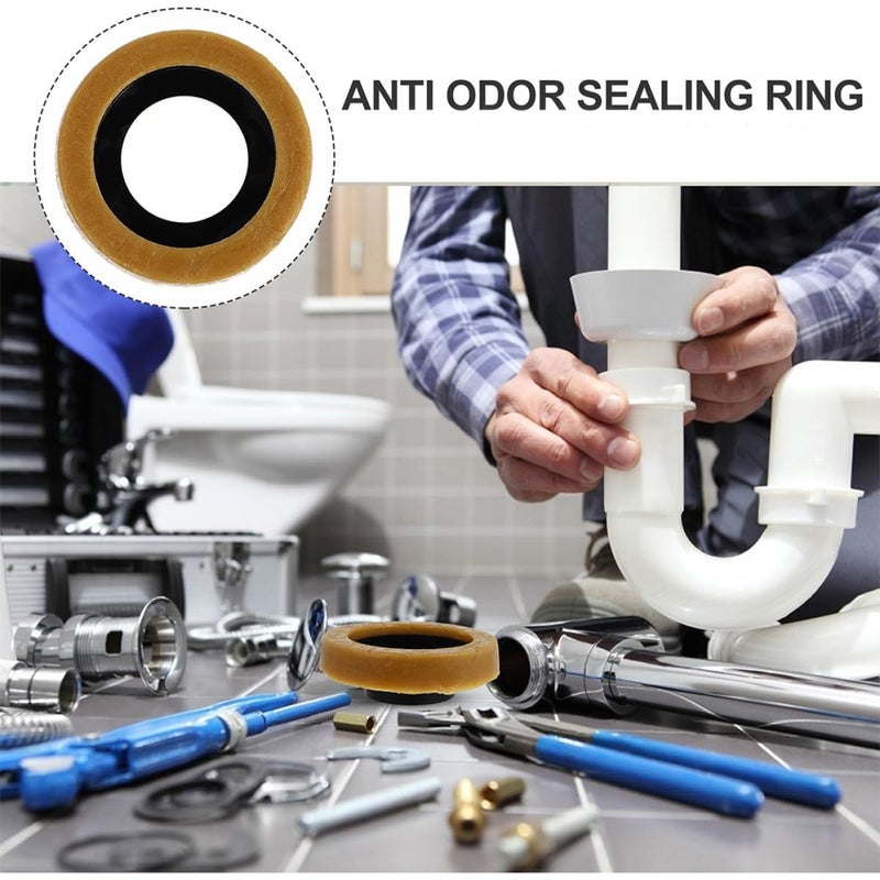 Premium Toilet Wax Flange Ring with Bolt Set Leak Proof Plumbing Seal Repair Kit For Bathroom Installation - Image 4