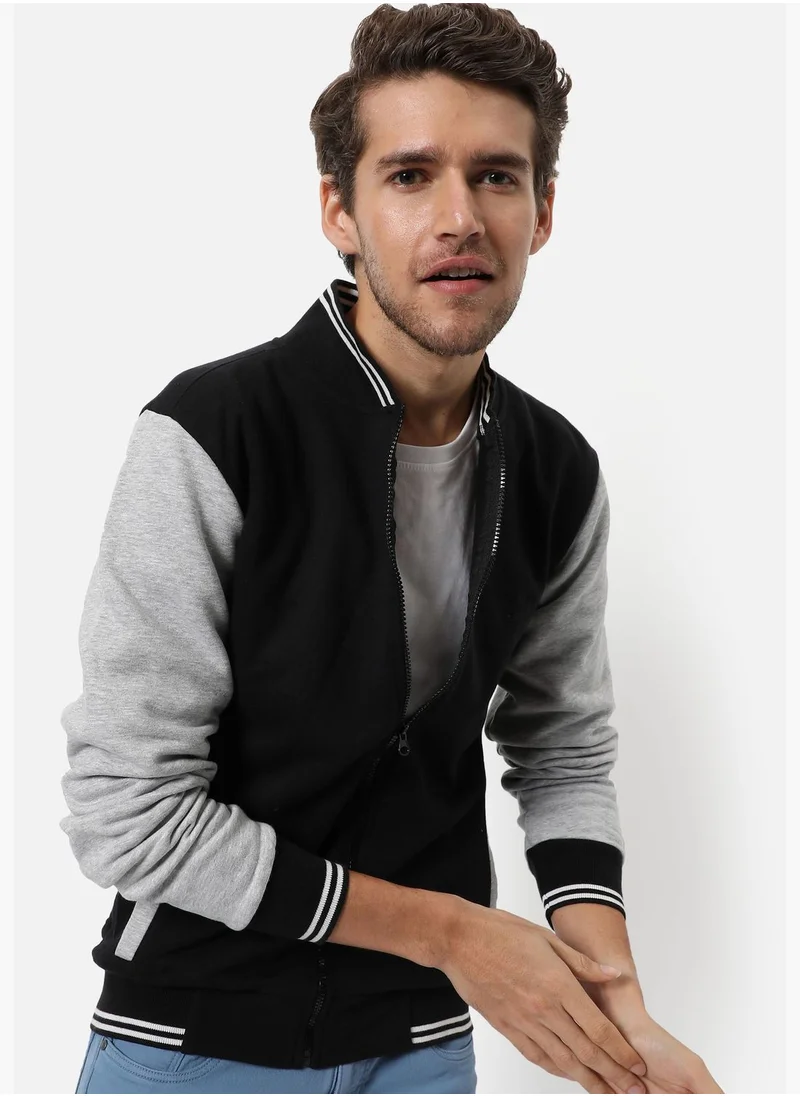 Campus Sutra Stylish Color block Jacket