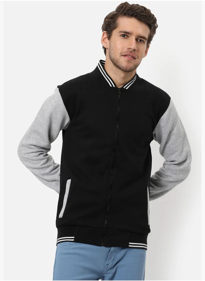 Campus Sutra Stylish Color block Jacket