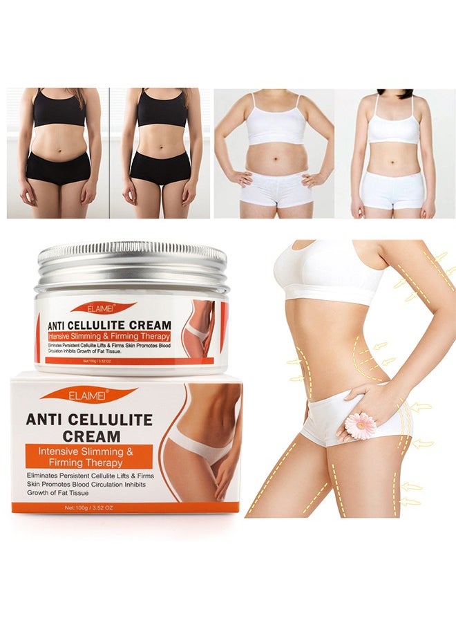 Elaimei - Anti Cellulite Cream, Fat Burning Cream For Belly, Weight Loss Fast, Belly Fat Burners That Burns Stomach Thighs And Buttocks 100G - Image 1