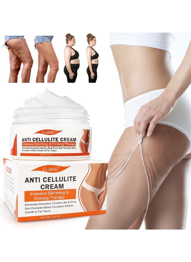 Elaimei - Anti Cellulite Cream, Fat Burning Cream For Belly, Weight Loss Fast, Belly Fat Burners That Burns Stomach Thighs And Buttocks 100G - Image 1