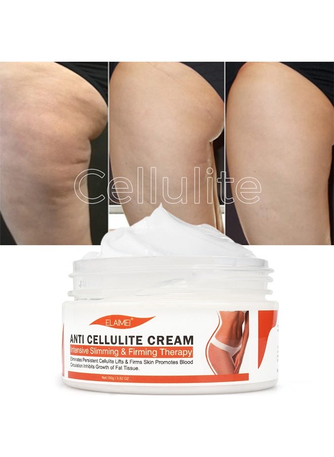 Elaimei - Anti Cellulite Cream, Fat Burning Cream For Belly, Weight Loss Fast, Belly Fat Burners That Burns Stomach Thighs And Buttocks 100G - Image 1