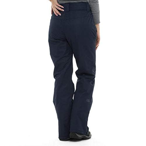SkiGear Women's Essential Insulated Bib Overalls, Bluenight Navy, Large - Image 2