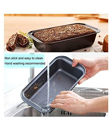 VERENA Popular Combo Carbon Steel NonStick Bread Loaf Pan Tin Tray 6 Cup Muffin Baking Tray Cupcake Mould Baking Tray Tin Pan Set for Making The Perfect Cupcake Bread - Image 5