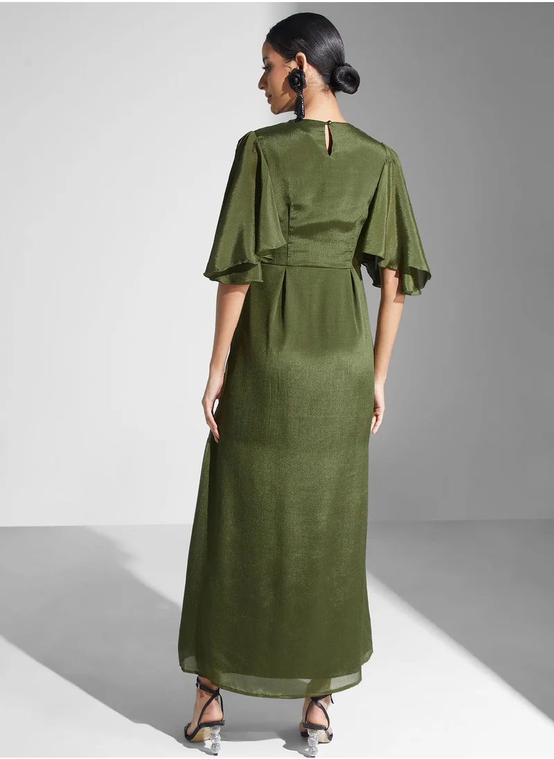 Ella Limited Edition Dress With Flouncy Sleeve Detail