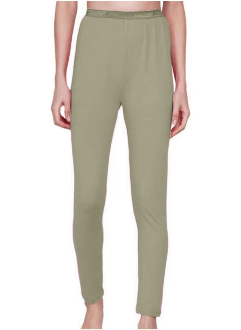 Mei Stylish Cotton Medium High Waist Ultra Soft Tummy Support Stretchy Leggings  - Image 2