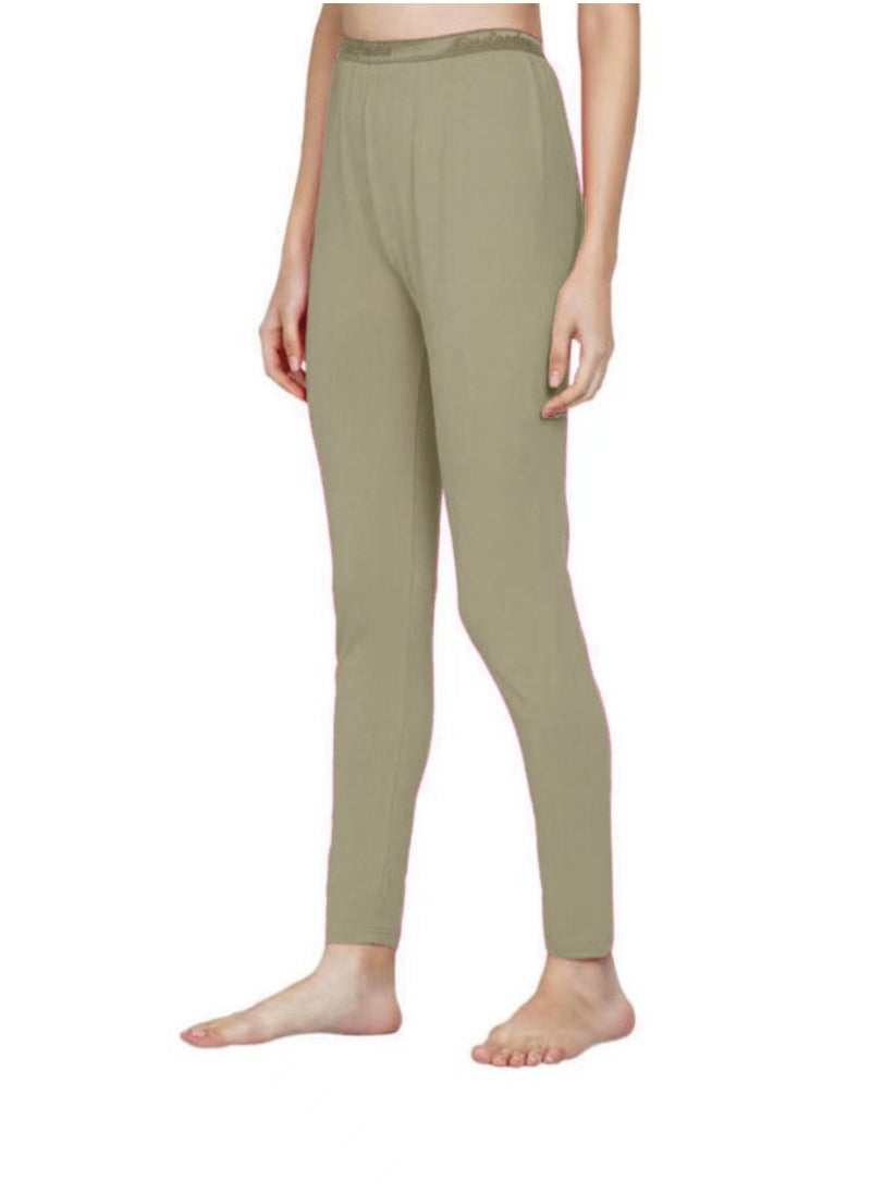 Mei Stylish Cotton Medium High Waist Ultra Soft Tummy Support Stretchy Leggings  - Image 1