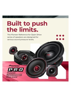 Pioneer PIONEER TS-A363PRO P.R.O. Series 6-3/4" 500 W Max Power, Blended Pulp Cone, High Efficiency Mid-Bass Driver - PRO Series Component Speaker (Pair)  - Image 2