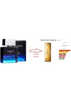 Estelle Ewen L'Oriental Men Eau de Toilette For Men - 100ml( 1 Million paco rabbane )  - Image 2