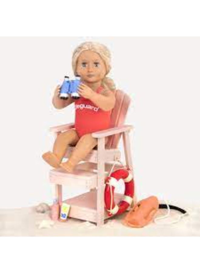 LSN OG DOLL LIFEGUARD CHAIR SET