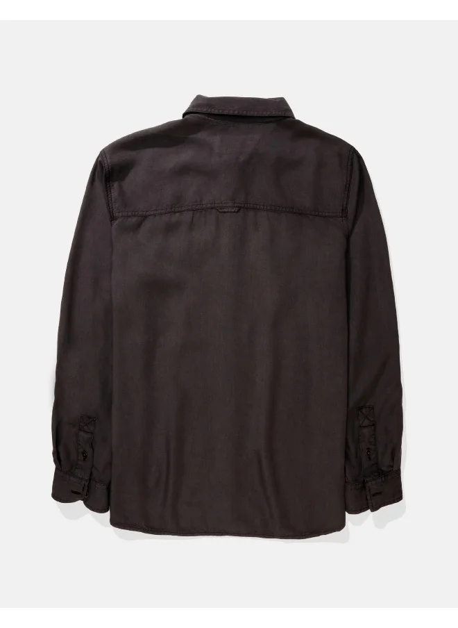 American Eagle Pocket Detail Button Down Shirt